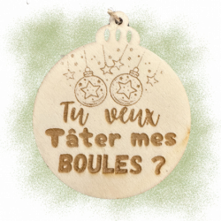 Boule de noël - Anti-nöel (Tater)