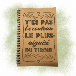 Carnet - Couteau